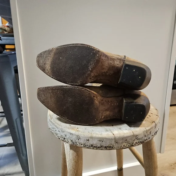 Corral Vintage Naham Distressed Western Boots 7.5 Tan Brown 👢 - Picture 7 of 7